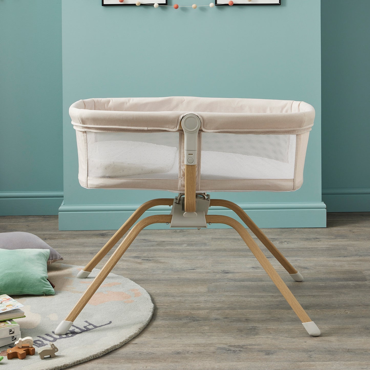 BABYMORE - Air Motion Gliding Crib - Cream