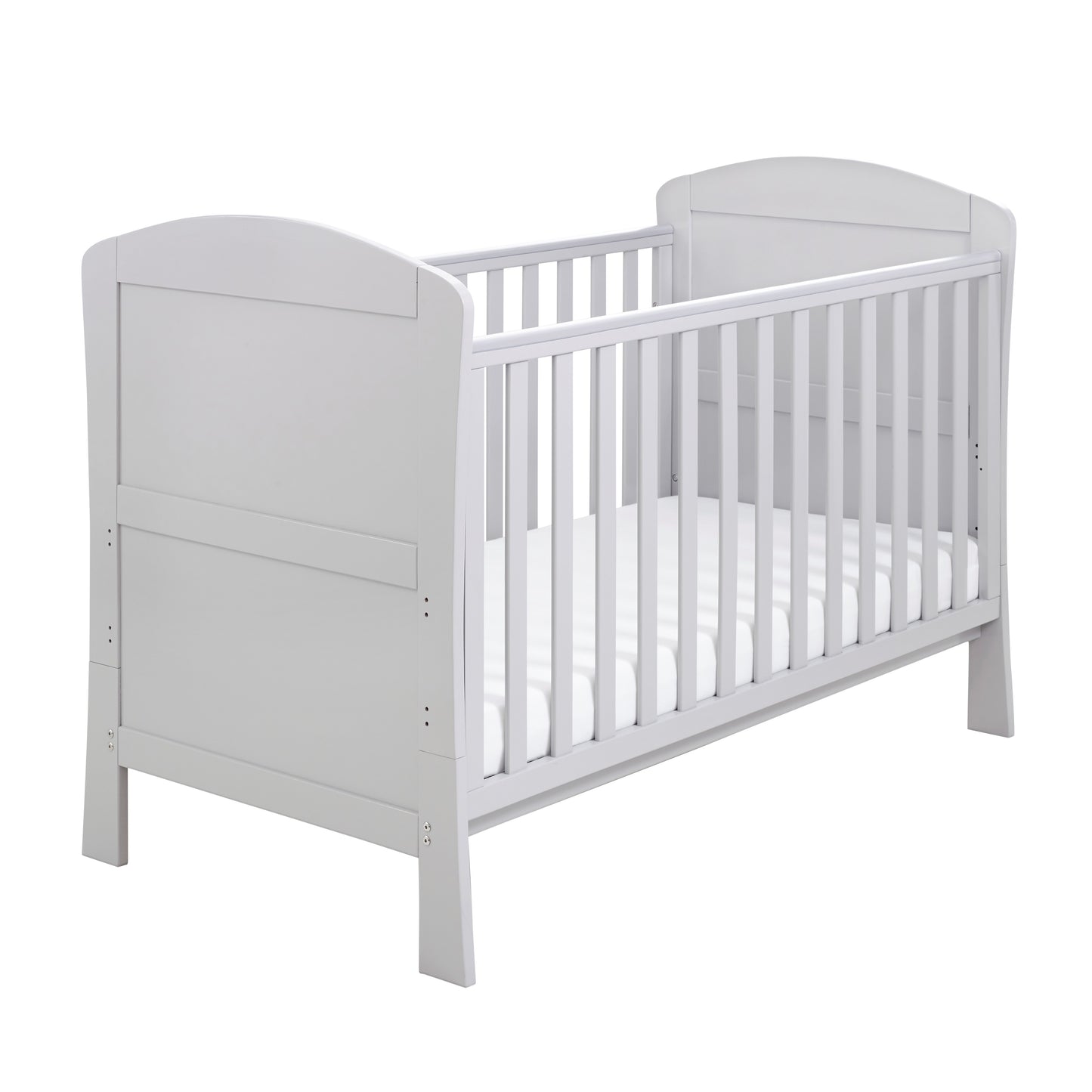BABYMORE - Aston Drop Side Cot Bed – Grey