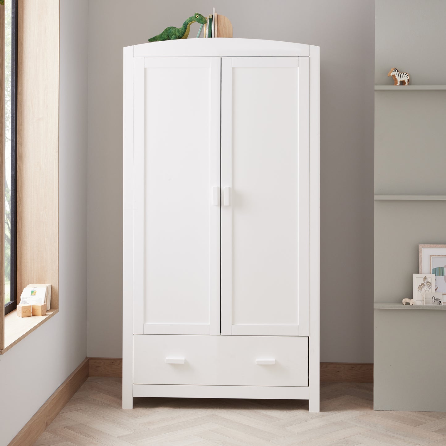 BABYMORE - Aston 3 Piece Nursery Furniture Set – White