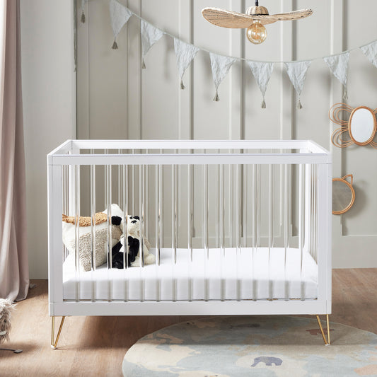 BABYMORE - Kimi Acrylic Mini Cot Bed