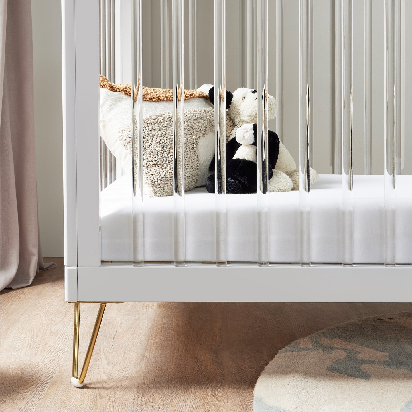 BABYMORE - Kimi Acrylic Mini Cot Bed