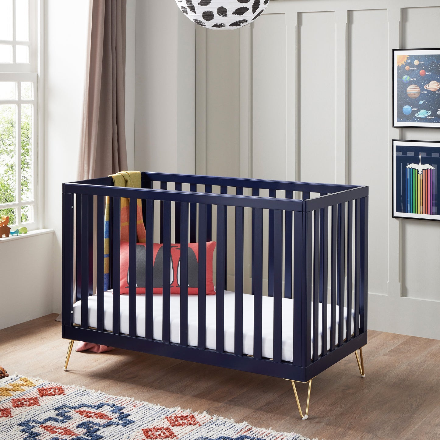 BABYMORE - Kimi Mini Cot Bed – Midnight