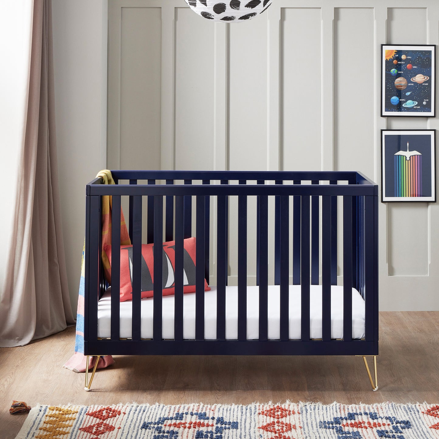 BABYMORE - Kimi Mini Cot Bed – Midnight