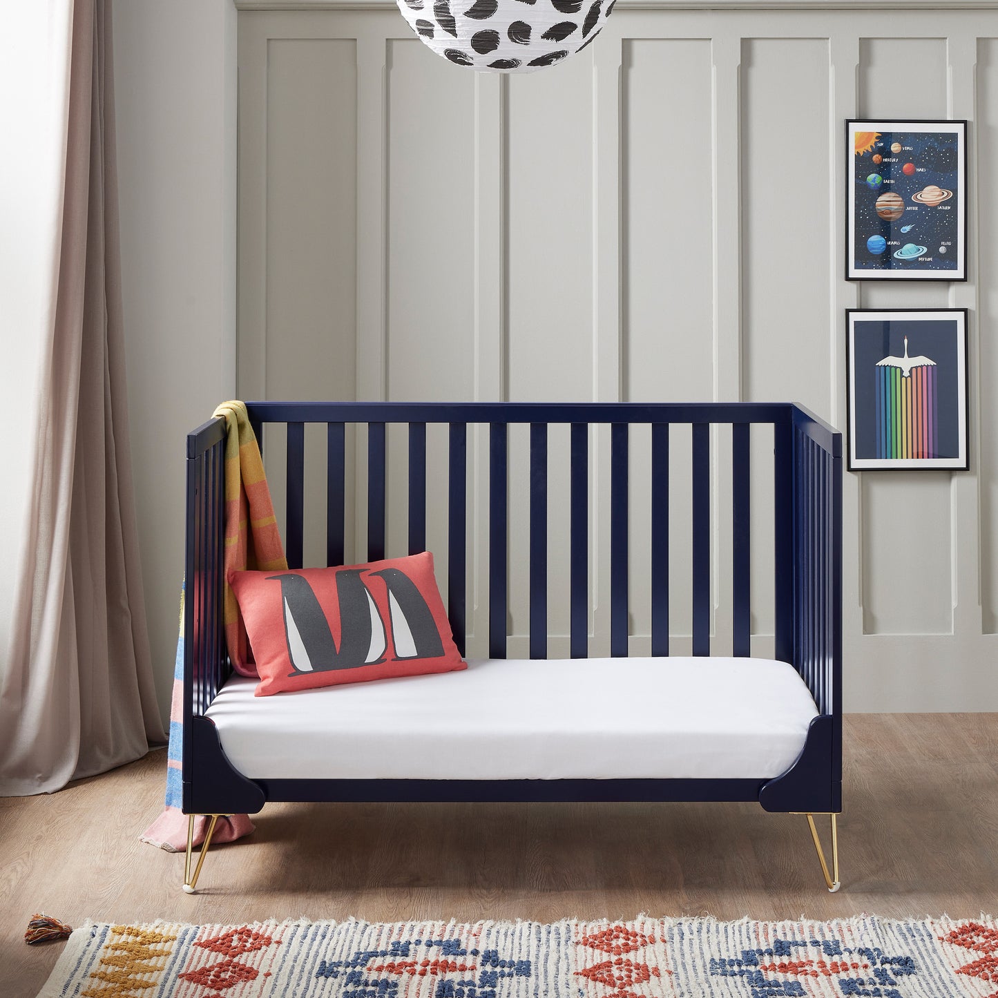 BABYMORE - Kimi Mini Cot Bed – Midnight
