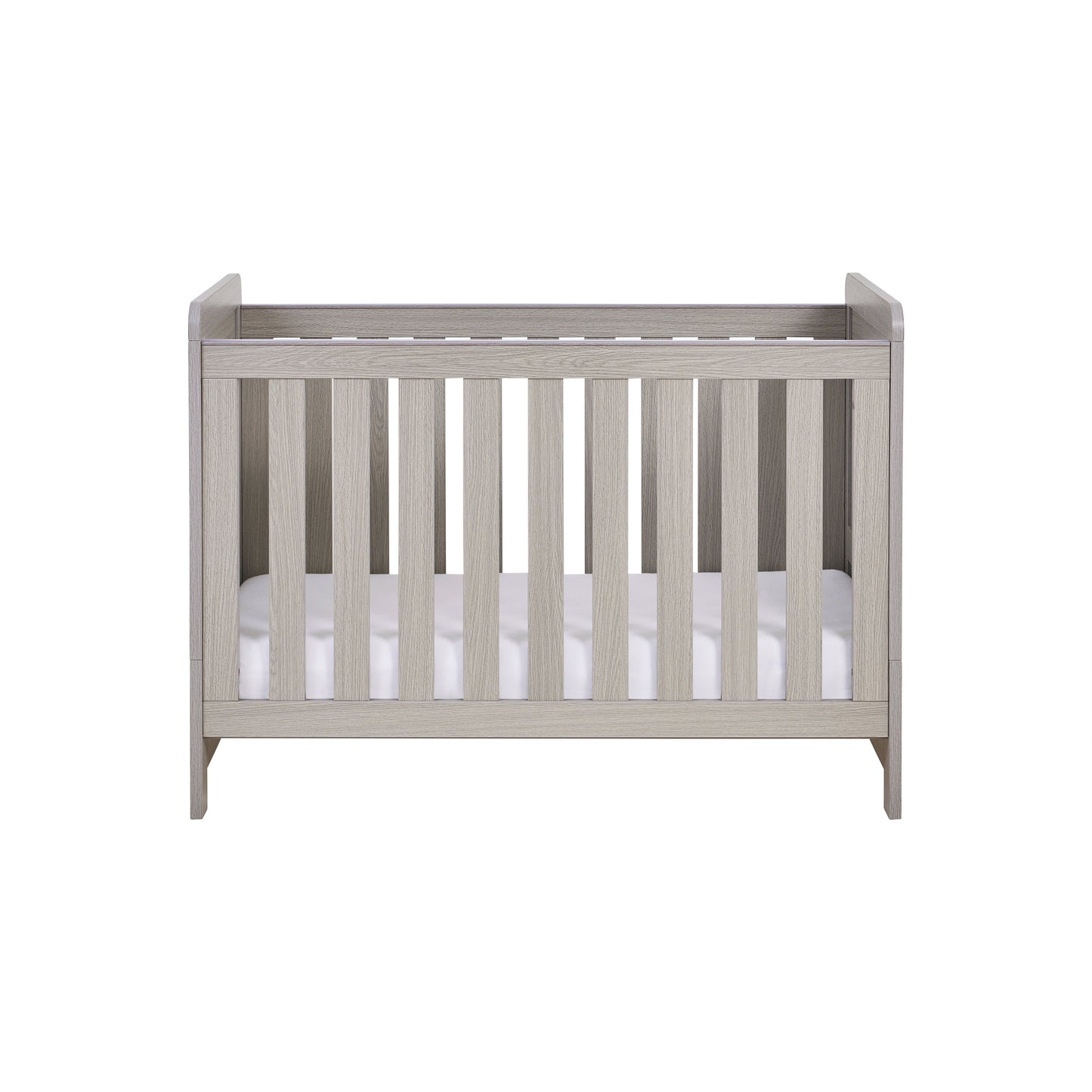 BABYMORE - Caro Mini Cot Bed – Grey Wash