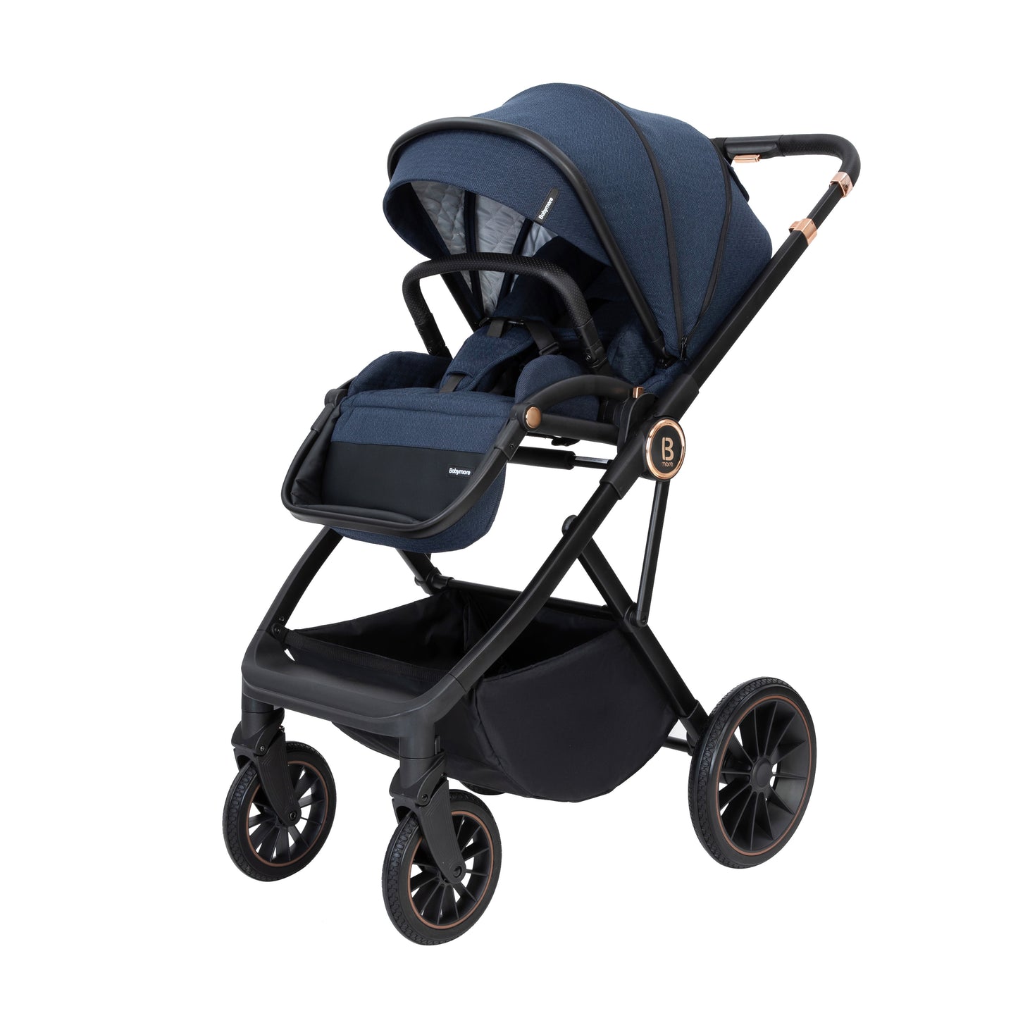 BABYMORE - Chia Pram Pushchair – Midnight Blue