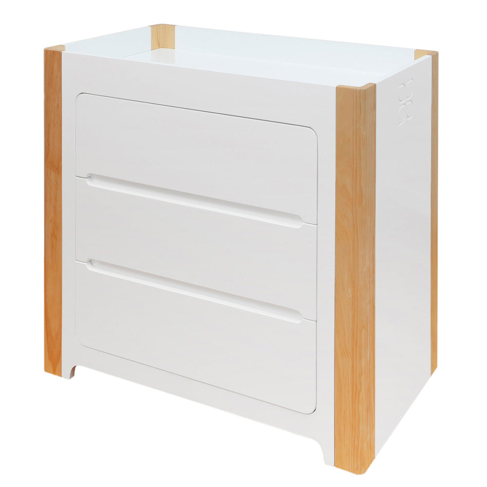 COCOON Evoluer Change Area/Dresser - White/Natural