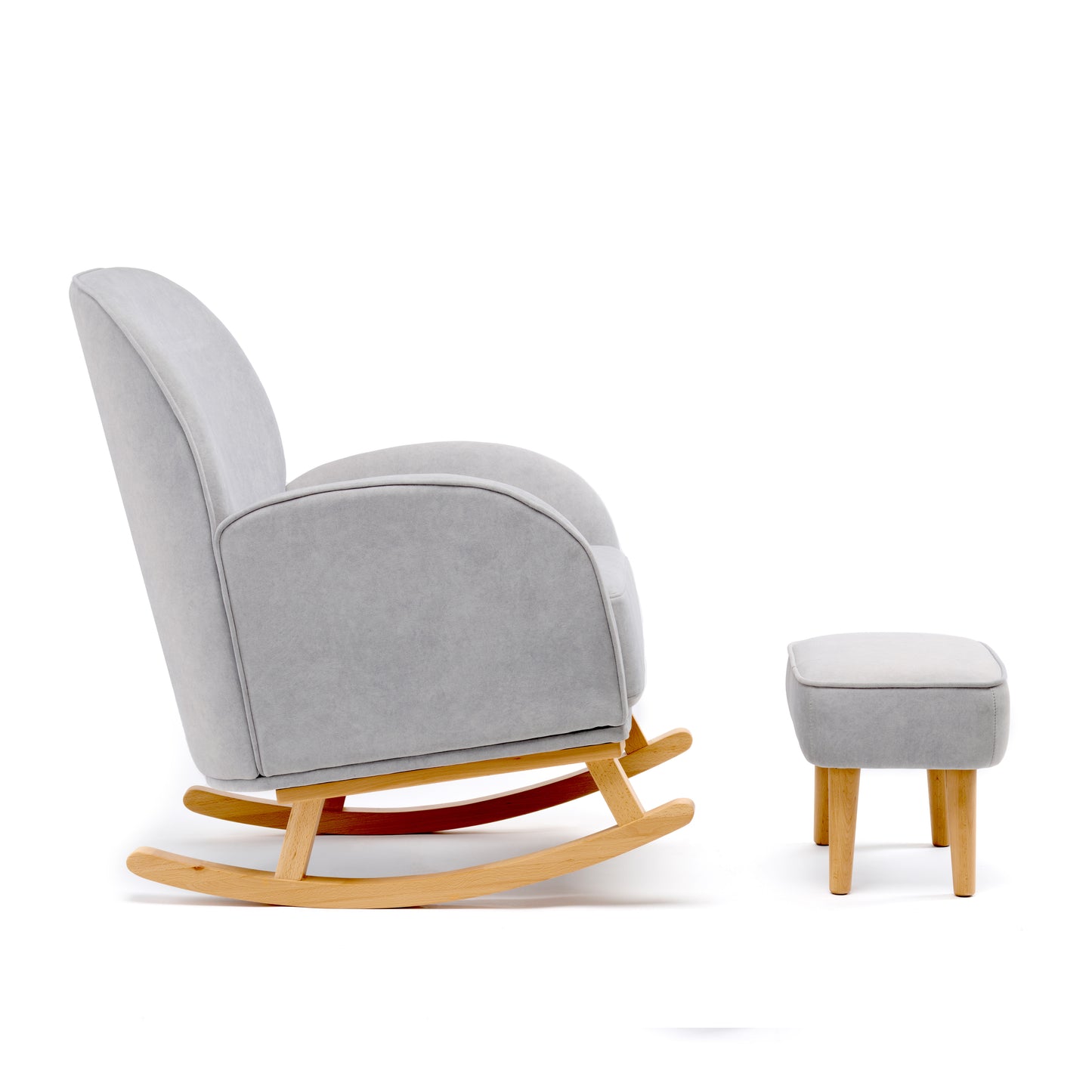 BABYMORE - Freya Nursing Chair with Stool GREY