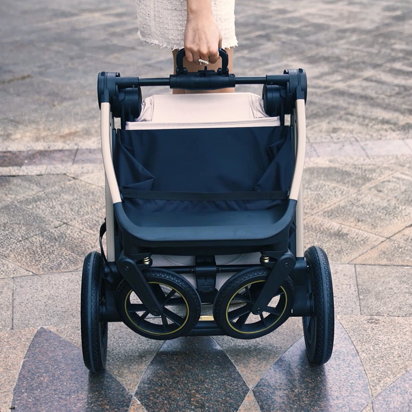BABYMORE - Kai Pram Pushchair - Sandstone