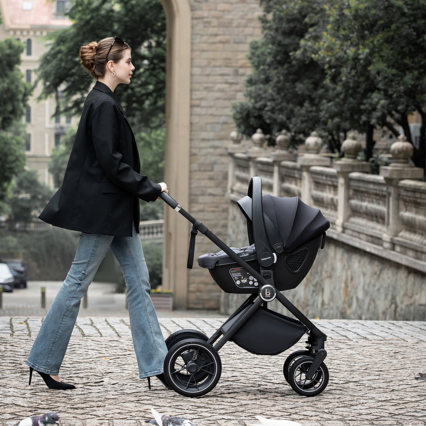 BABYMORE - Kai Travel System Coco Car Seat -Forest Grey