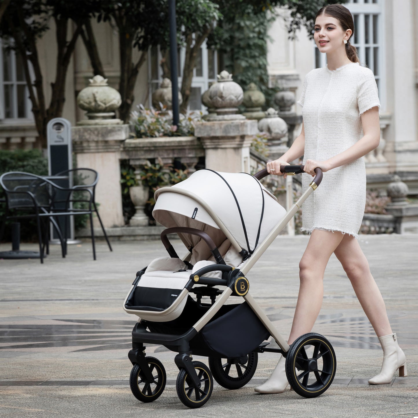 BABYMORE - Kai Travel System Coco with Base – Sandstone