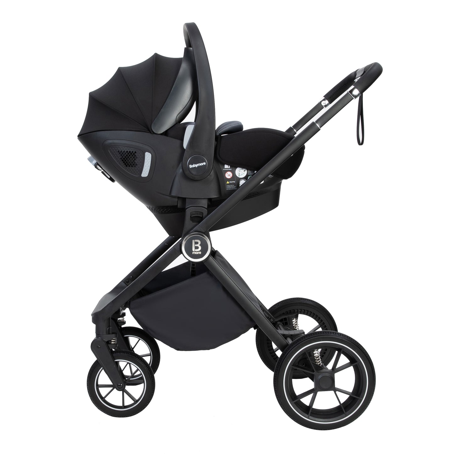 BABYMORE - Kai Travel System Pecan with Base – Forest Grey