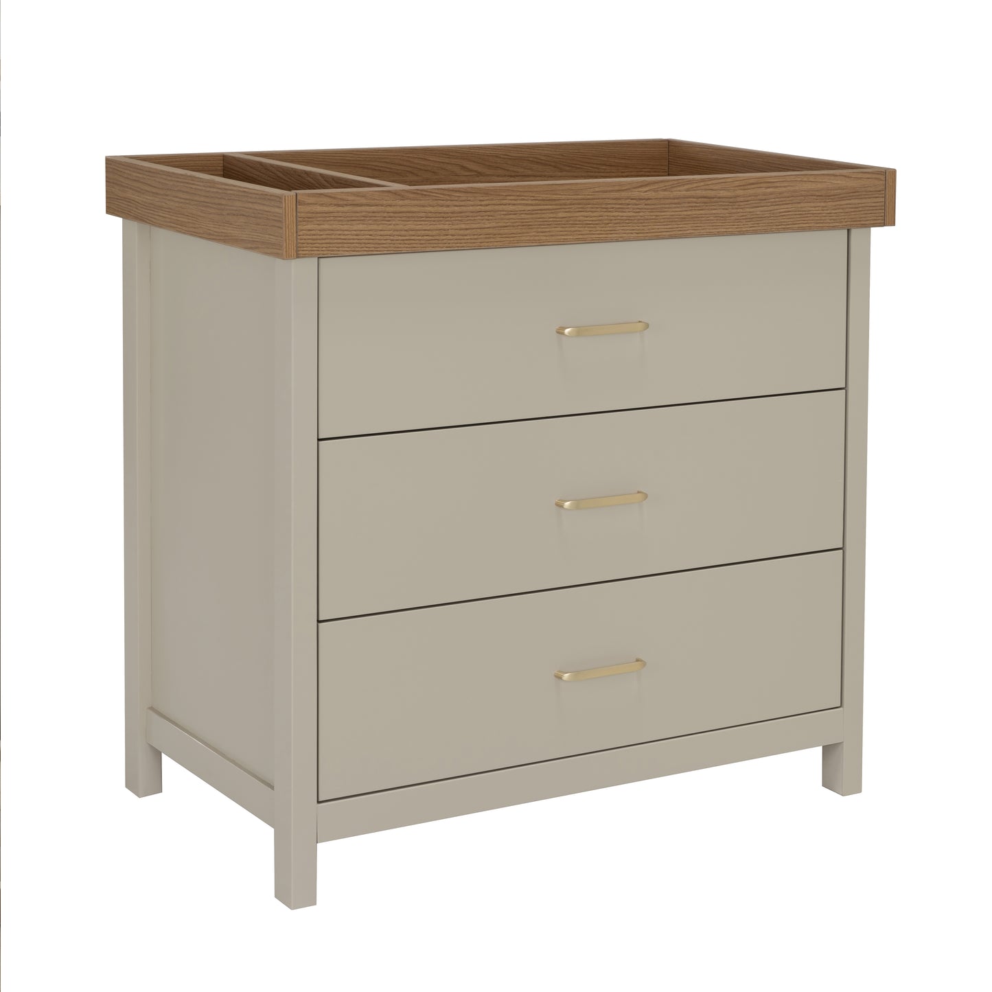 BABYMORE - Mira 2 Piece Nursery Room Set – Cashmere Warm Oak