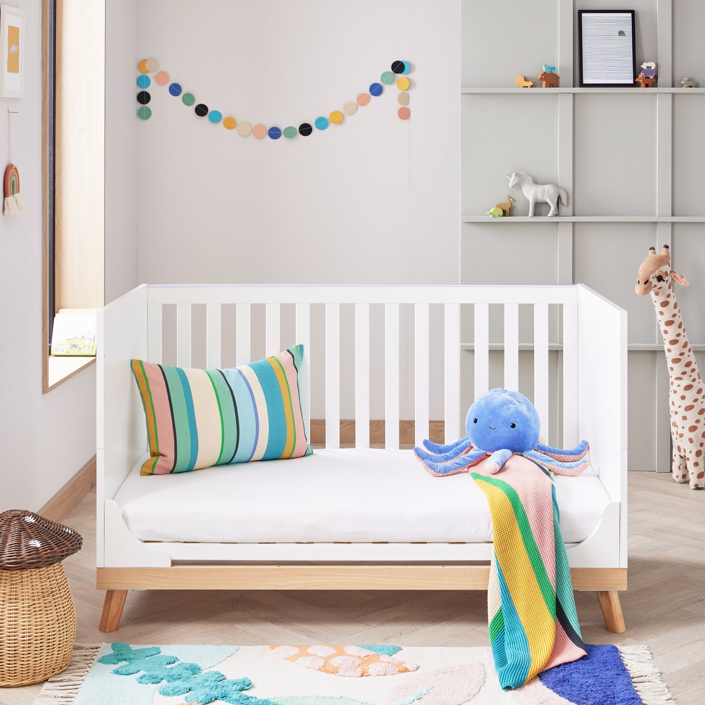 BABYMORE - Mona Cot Bed – White