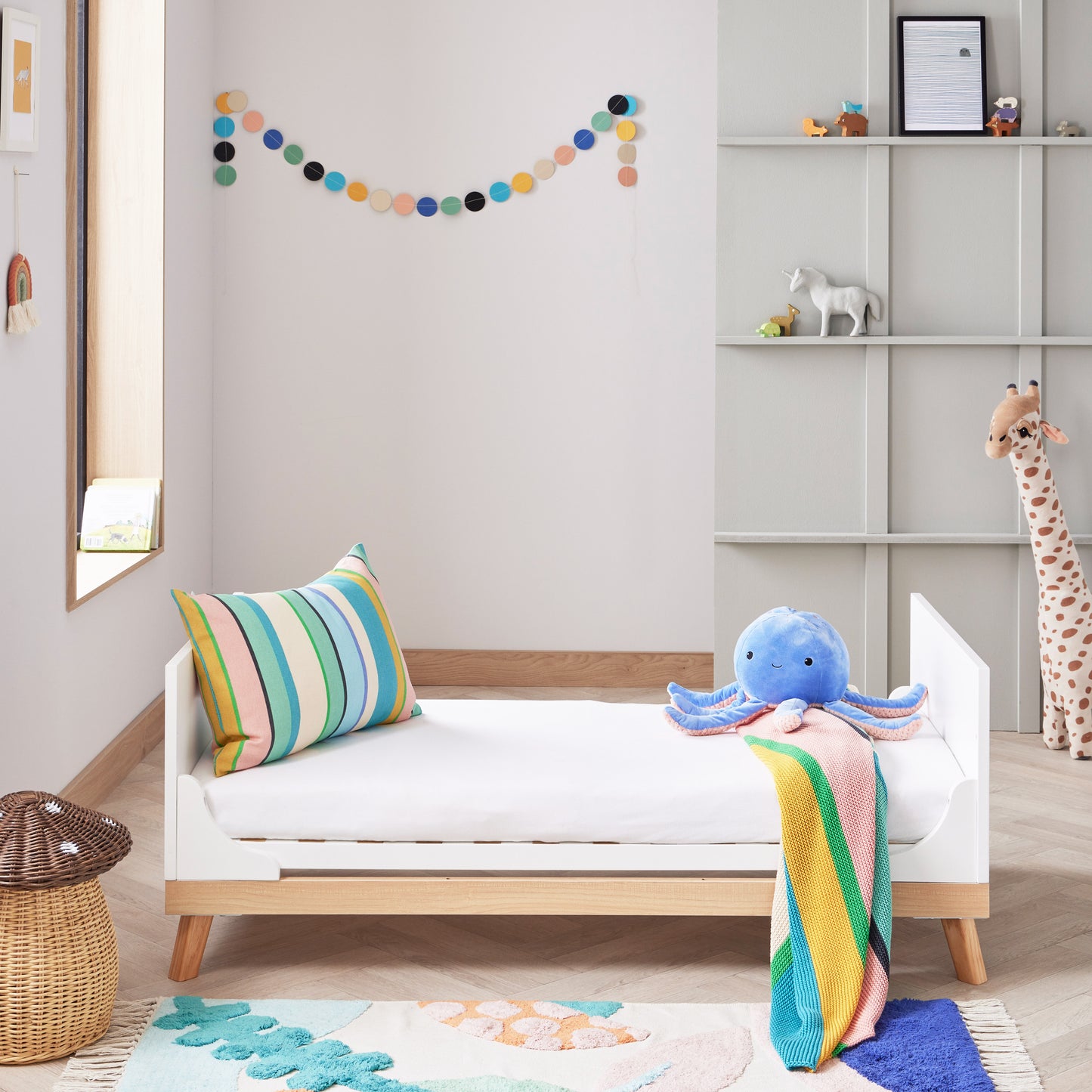 BABYMORE - Mona Cot Bed – White