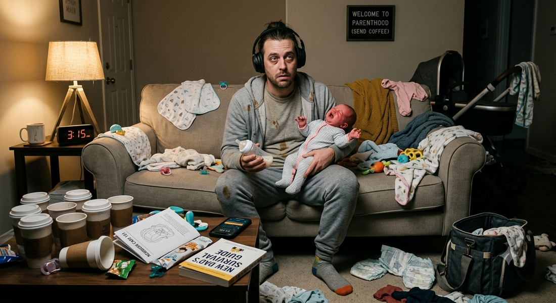 The New Dad’s Survival Guide: The First Few Weeks (With 100% Less Sleep)