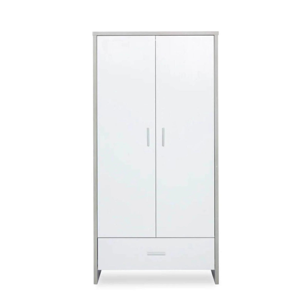 Ickle Bubba Pembrey Wardrobe - Ash Grey & White