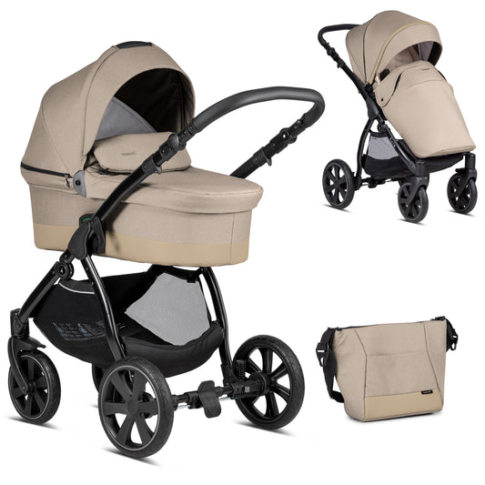 Noordi Sole Go 2in1 Pram - Chateau Grey