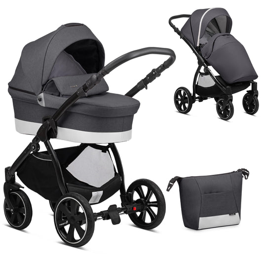 Noordi Sole Go 2in1 Pram - Antracite