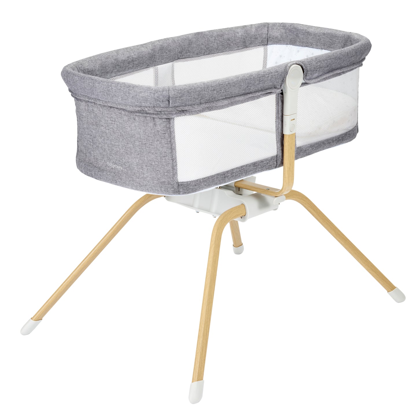 BABYMORE - Air Motion Gliding Crib - Slate