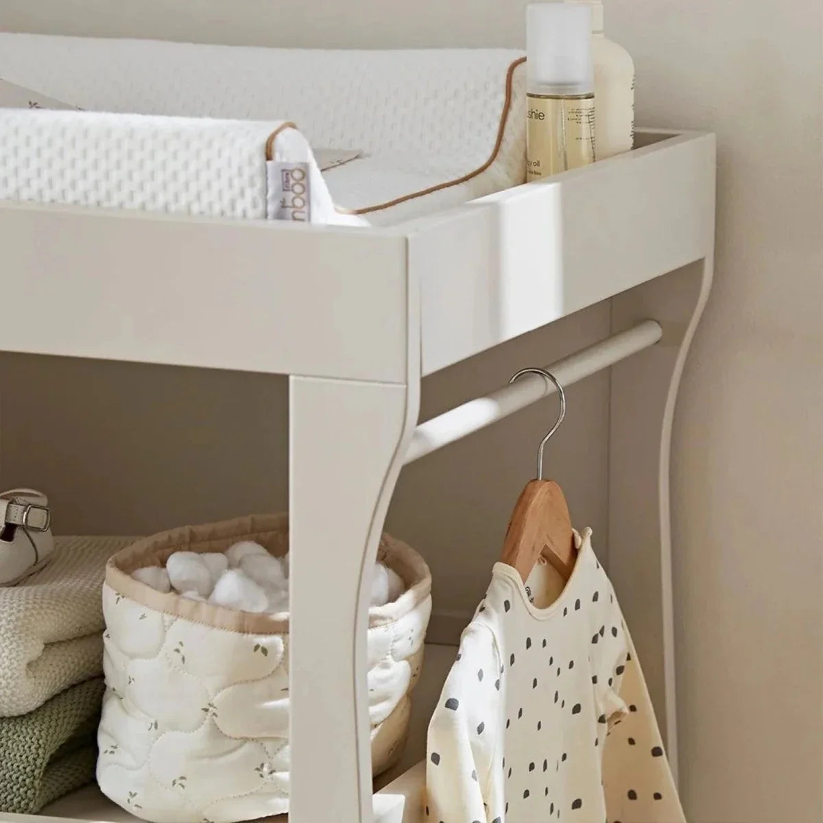 CuddleCo Clara Mini 2 pcs Nursery Furniture Set - Cashmere