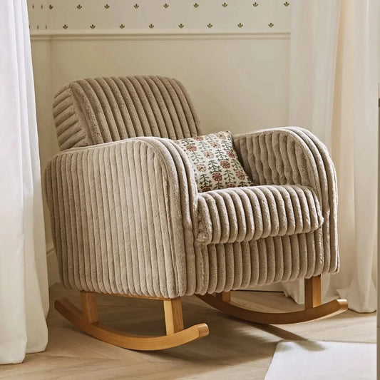 CuddleCo Etta Nursing Chair - Faux Fur Mink
