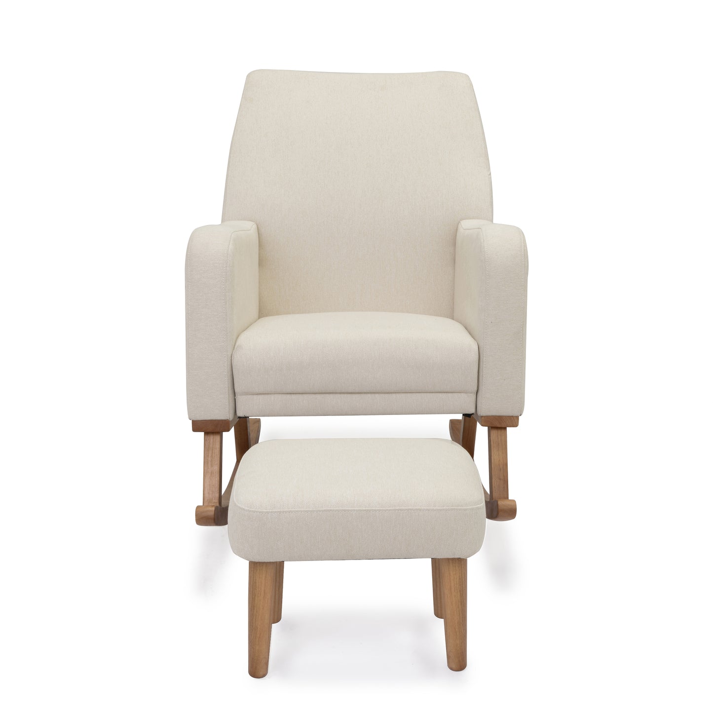 BABYMORE - Callie Nursing Chair with Stool – Ivory