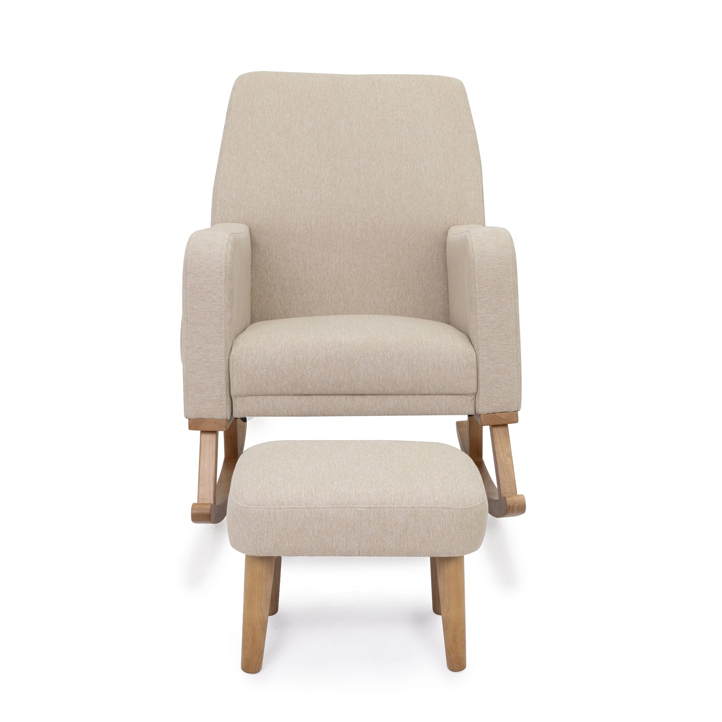 BABYMORE - Callie Nursing Chair with Stool – Oatmeal
