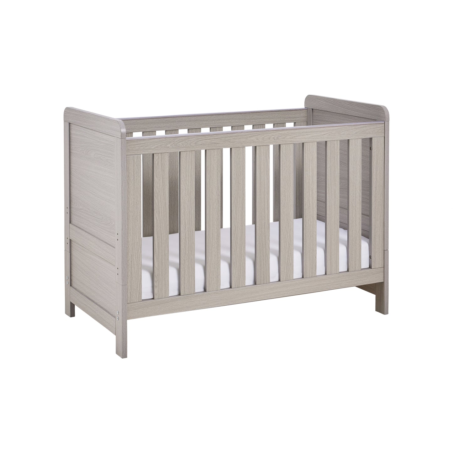 BABYMORE - Caro Mini Cot Bed – Grey Wash