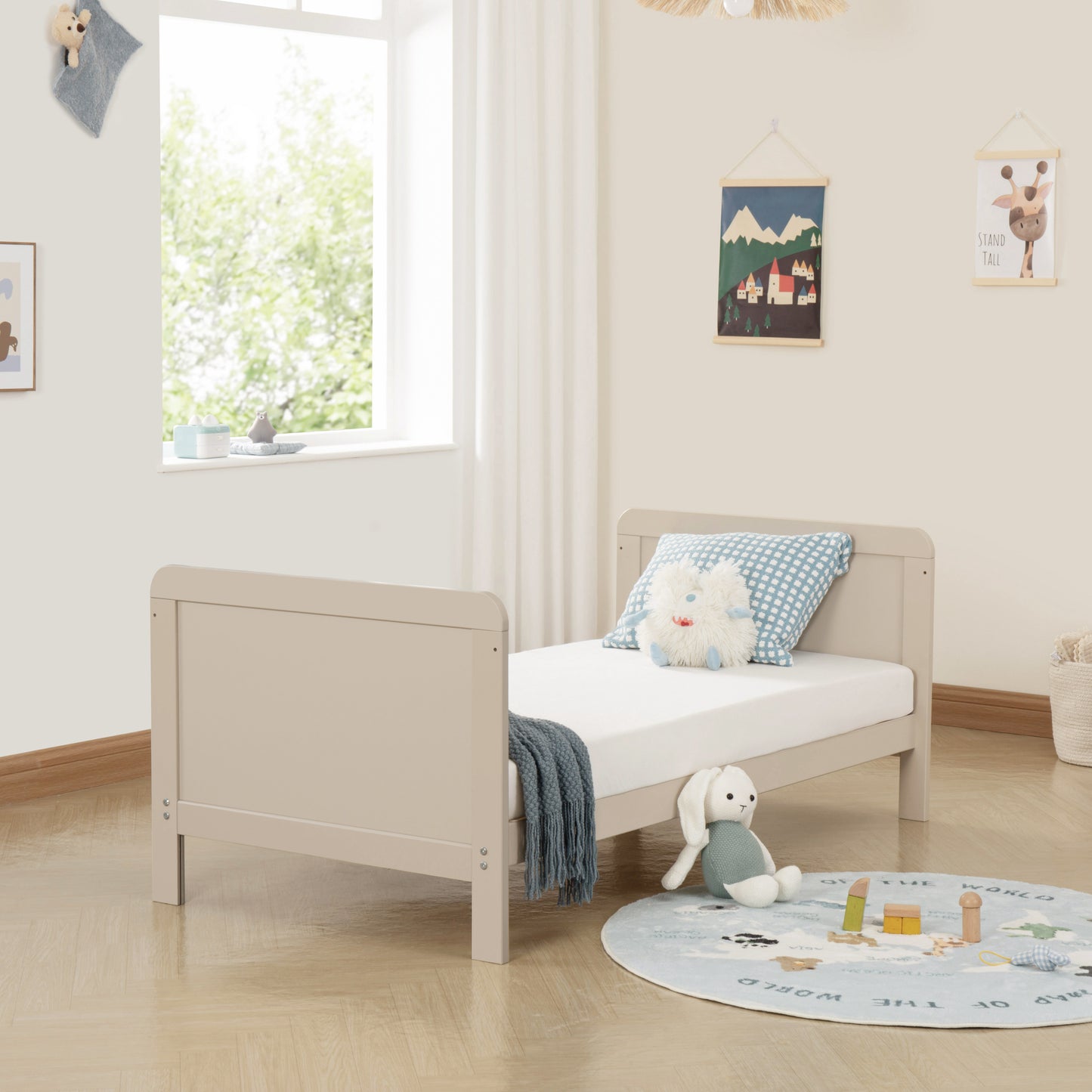 BABYMORE - Caro Urban Cot Bed – Cashmere