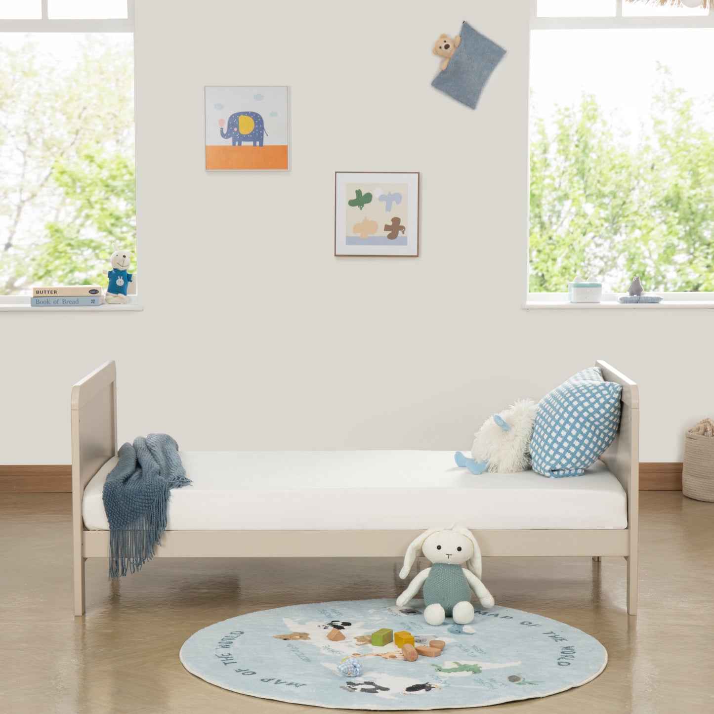 BABYMORE - Caro Urban Cot Bed – Cashmere