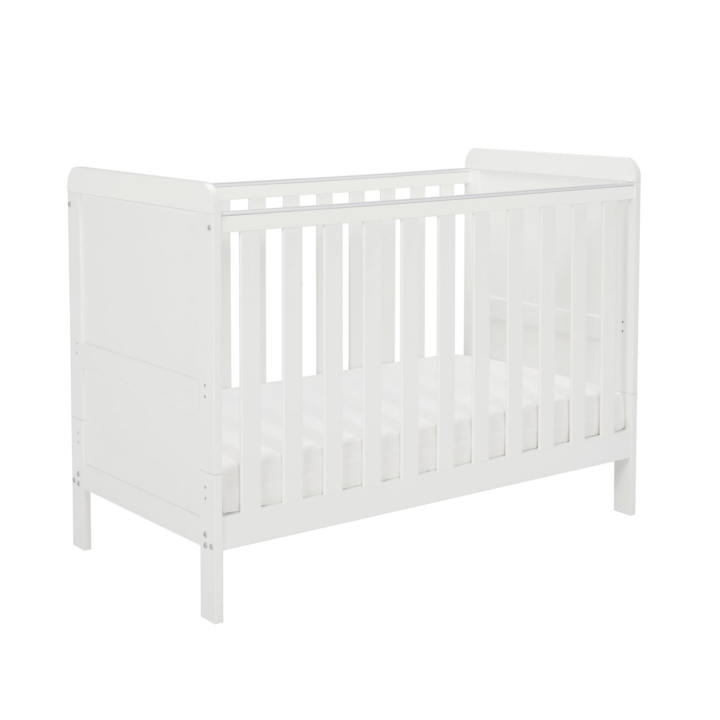 BABYMORE - Caro Urban Mini Cot Bed – White