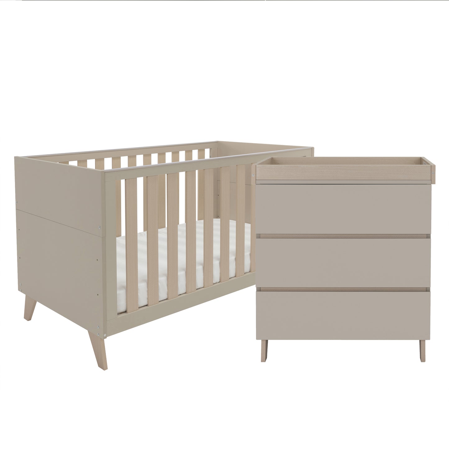 BABYMORE - Dante 2 Piece Nursery Room Set – Cashmere