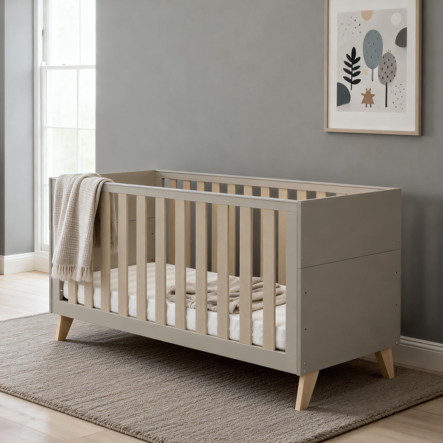 BABYMORE - Dante 2 Piece Nursery Room Set – Cashmere