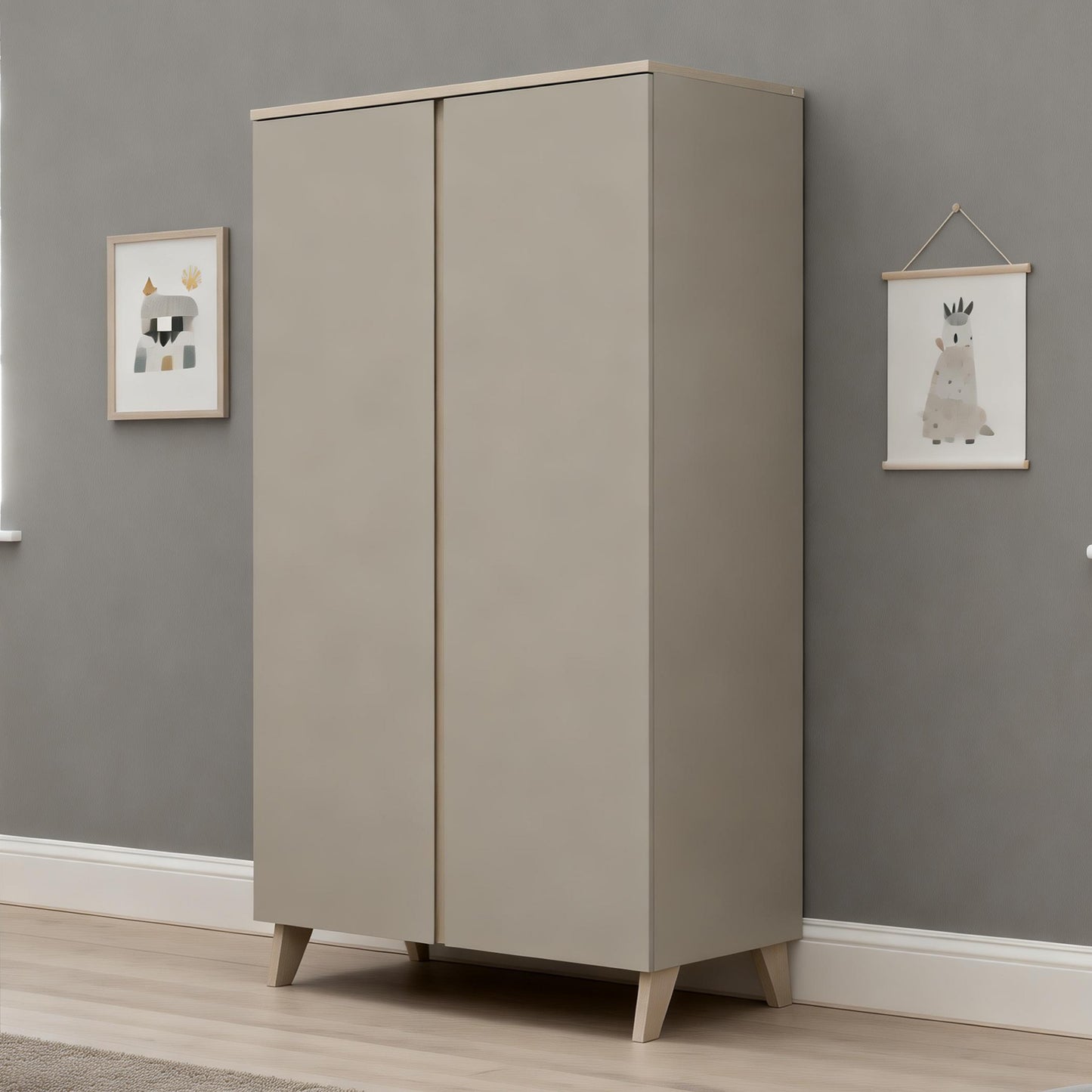 BABYMORE - Dante 3 Piece Nursery Room Set – Cashmere