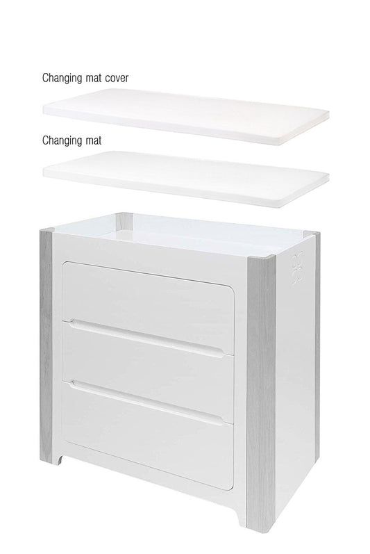 COCOON Evoluer Change Area/Dresser - White/Grey