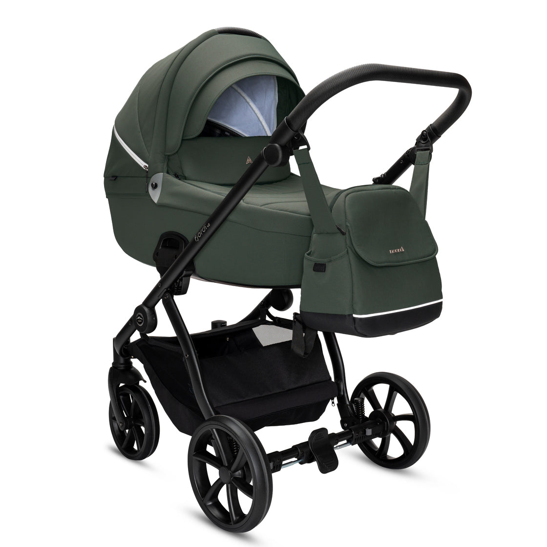 Noordi Fjordi V2 – 2in1 Pushchair with ThermoCot™ Carrycot - Alpine Moss