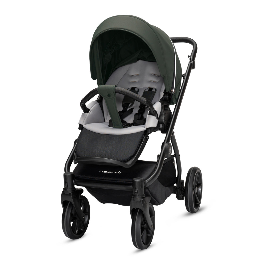 Noordi Fjordi V2 – 2in1 Pushchair with ThermoCot™ Carrycot - Alpine Moss