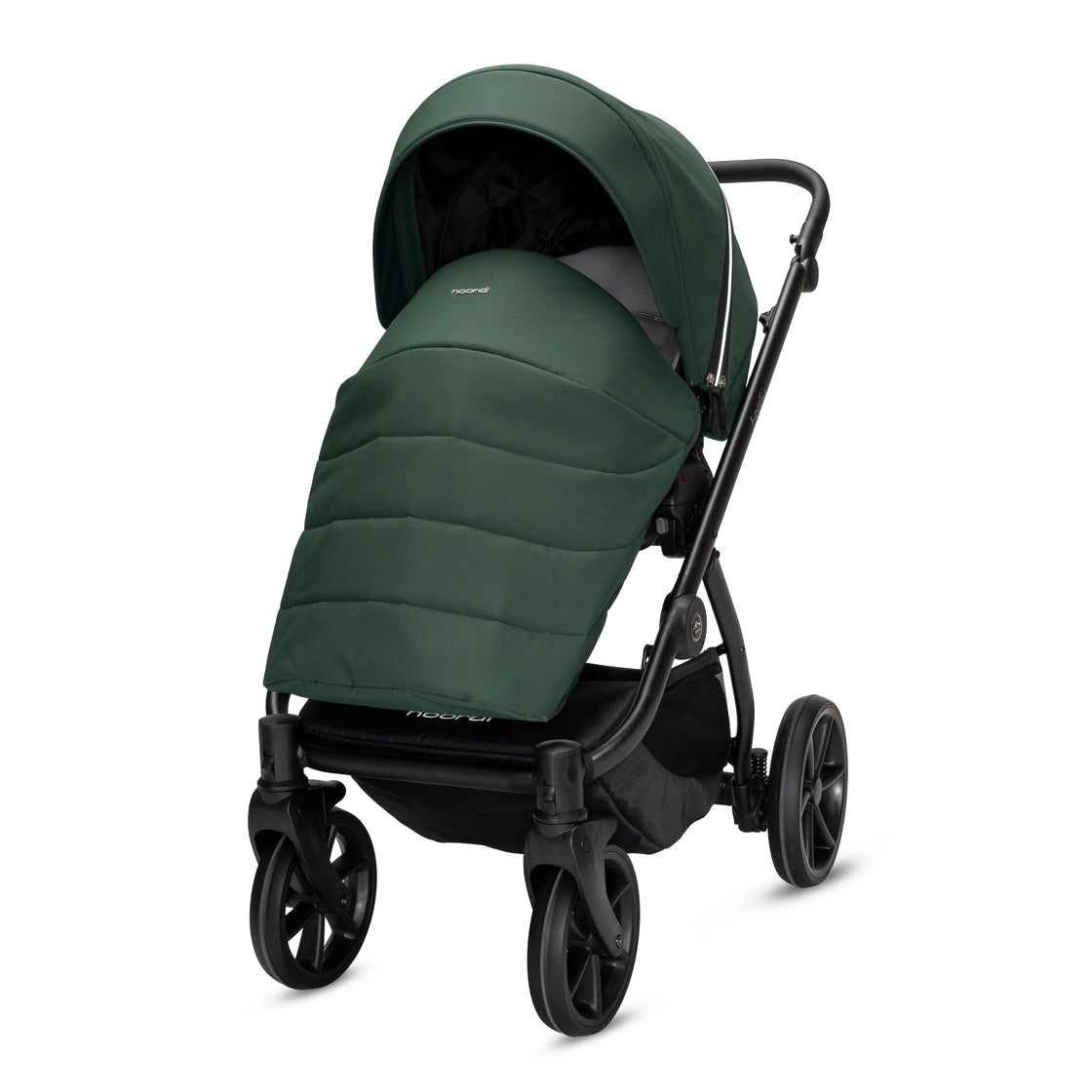 Noordi Fjordi V2 – 2in1 Pushchair with ThermoCot™ Carrycot, Emerald Green