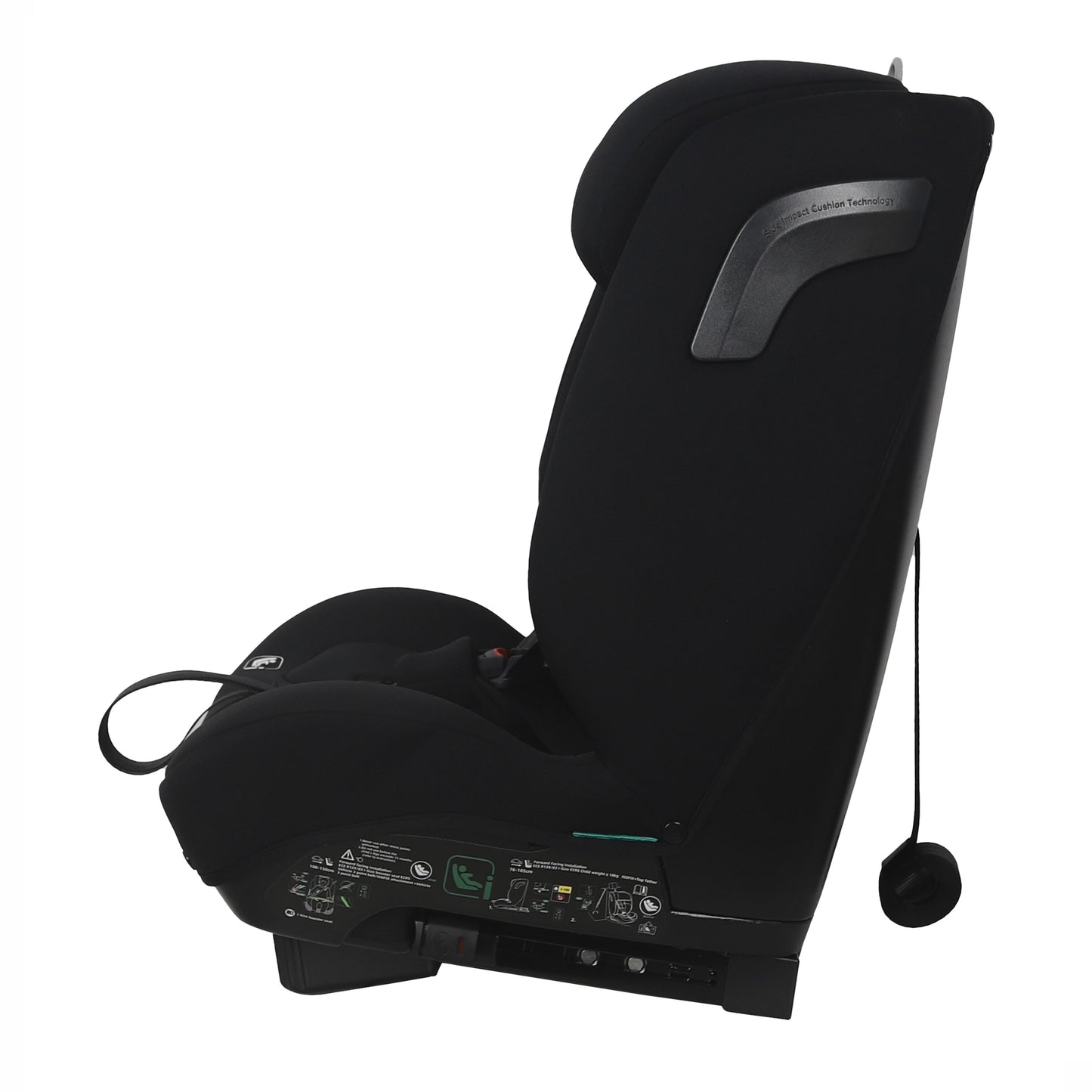 BABYMORE - Hazel Car Seat i-Size 76-150cm 15 Months-12 Years Black