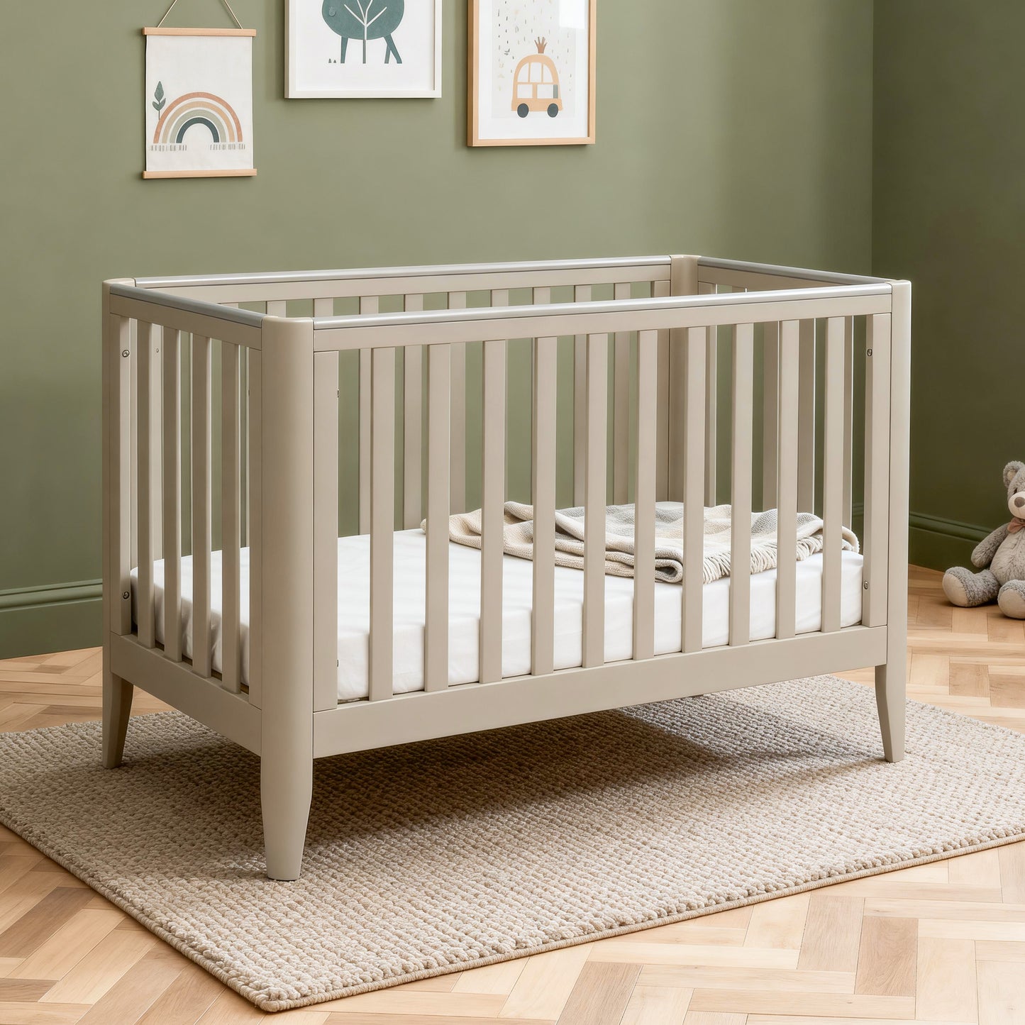 BABYMORE - Iris Cot Bed – Cashmere