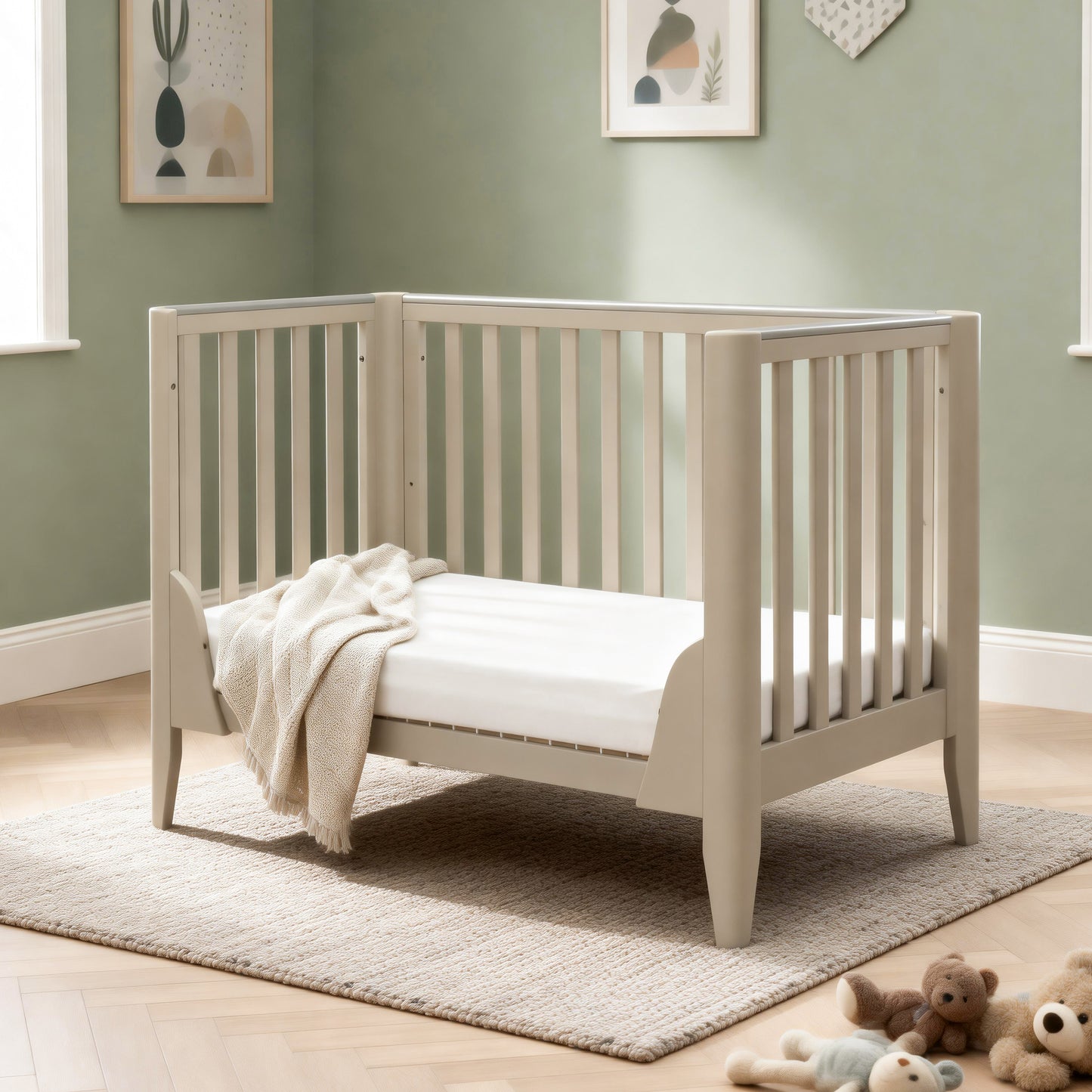 BABYMORE - Iris Cot Bed – Cashmere