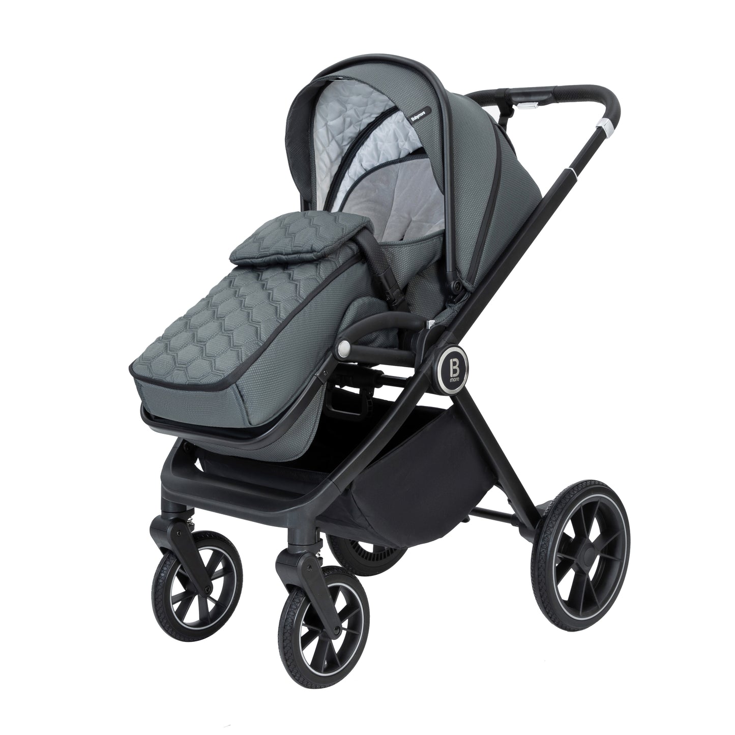 BABYMORE - Kai Travel System Coco with Base – Forest Grey