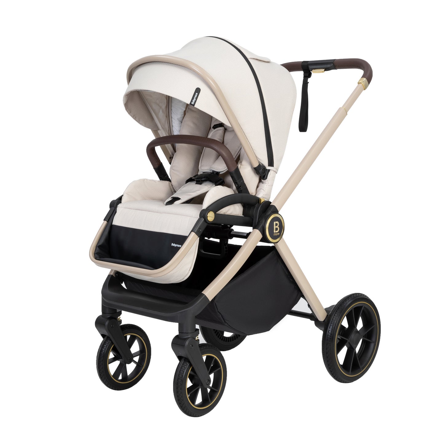 BABYMORE - Kai Travel System Pecan with Base – Sandstone