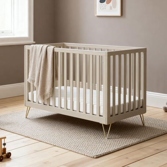 BABYMORE - Kimi Cot Bed – Cashmere