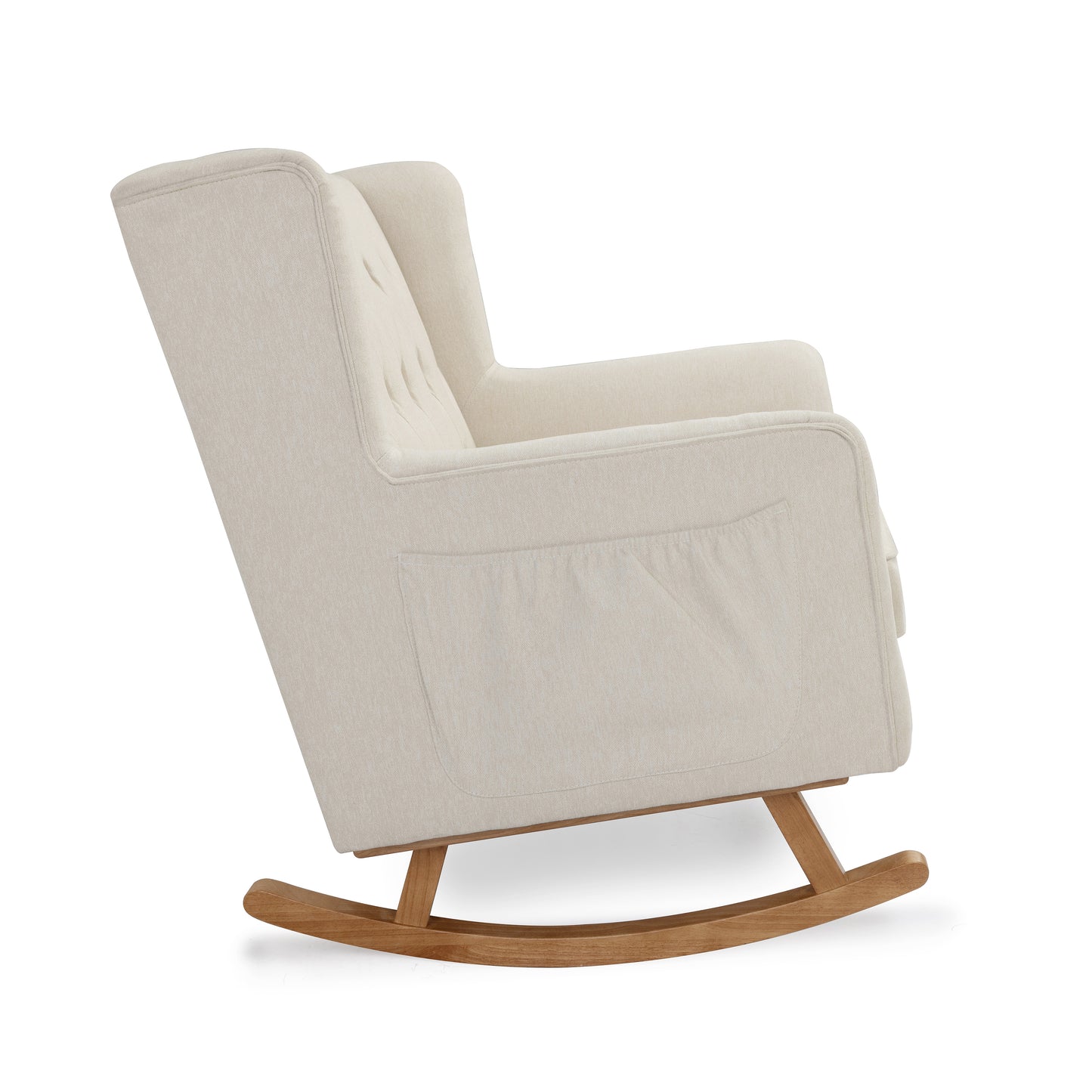 BABYMORE - Lux Snuggle Rocking Chair – Ivory