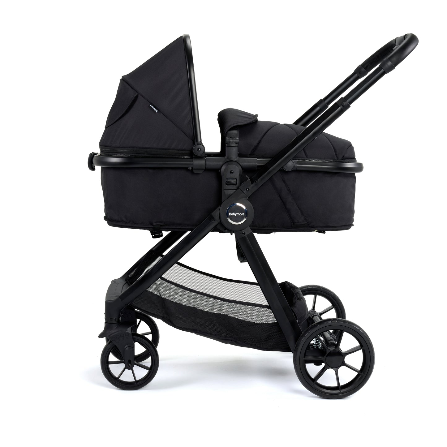 BABYMORE - Mimi Travel System Coco i-Size Car Seat with Isofix Base – Black