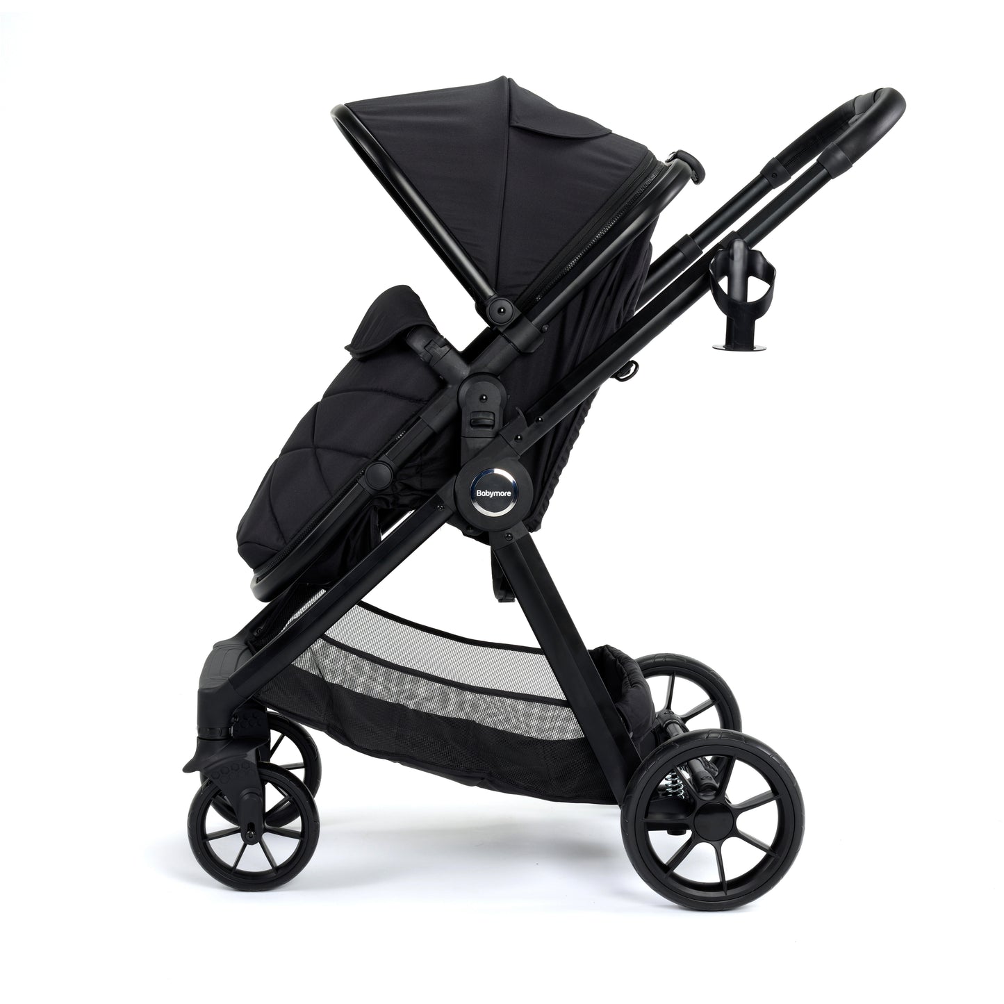 BABYMORE - Mimi Travel System Coco i-Size Car Seat with Isofix Base – Black