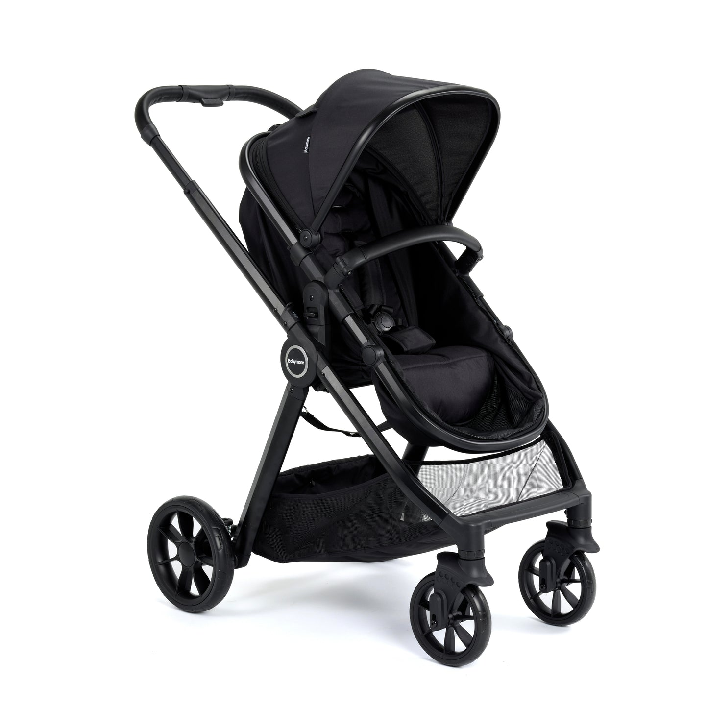 BABYMORE - Mimi Travel System Coco i-Size Car Seat with Isofix Base – Black