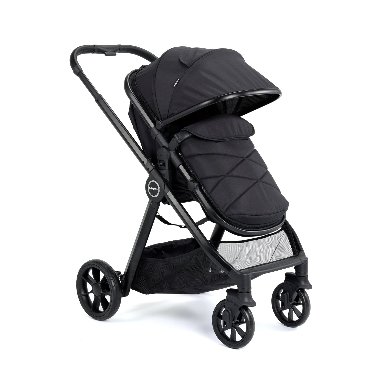 BABYMORE - Mimi Travel System Coco i-Size Car Seat with Isofix Base – Black